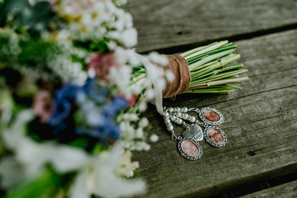 Memory Locket Bouquet Wildflower Edwardian Inspired Wedding Daniel Ackerley Photography