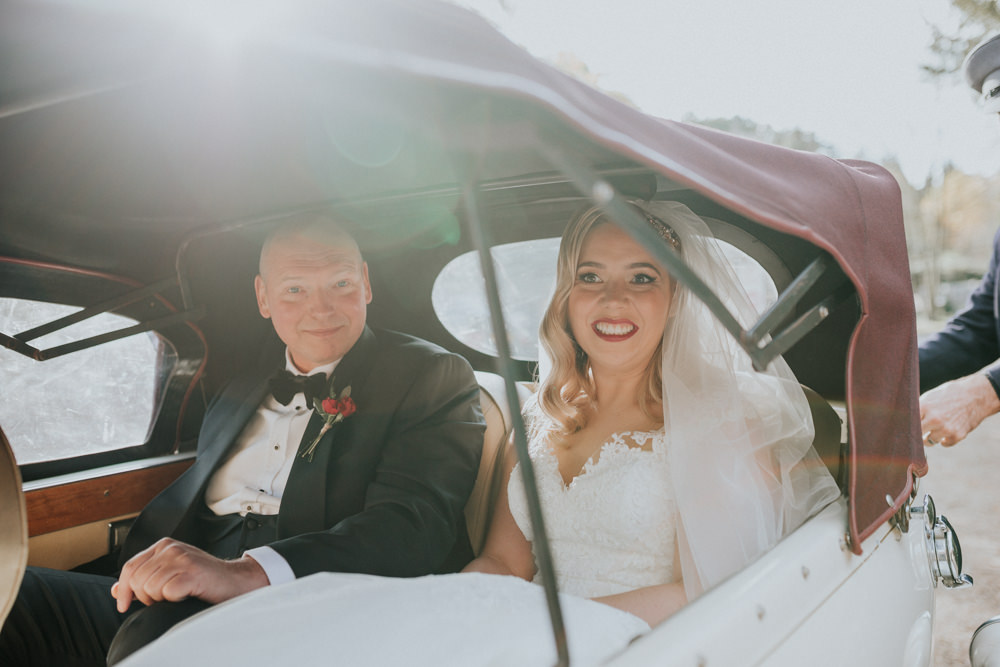 Bride Bridal Cap Sleeve Lace Overlay Dress Gown Veil Gaynes Park Wedding Kate Gray Photography
