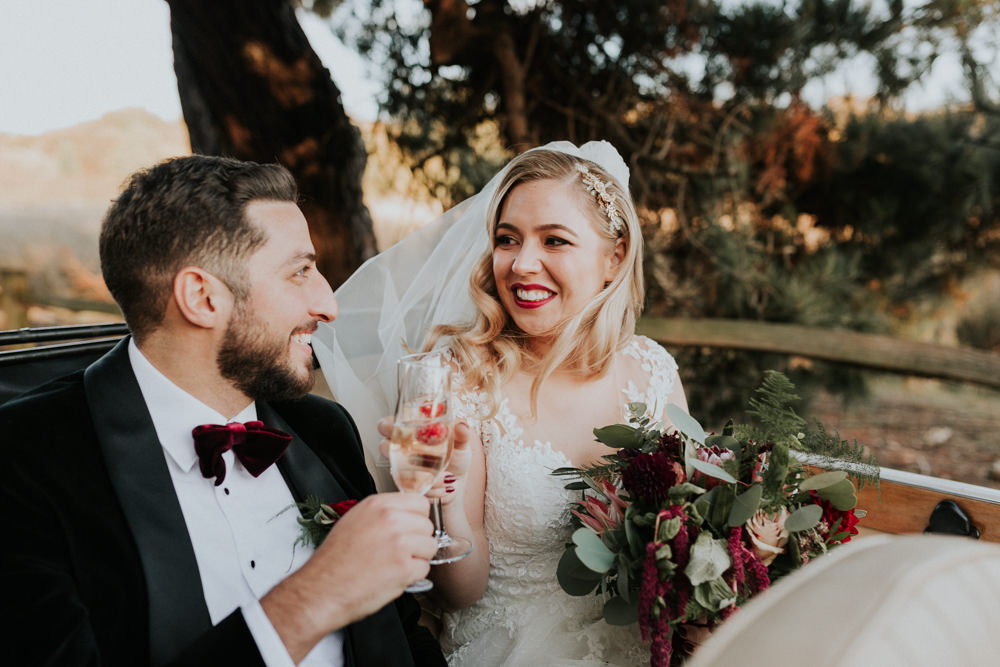Bride Bridal Cap Sleeve Lace Overlay Dress Gown Veil Velvet Tuxedo Burgundy Bow Tie Groom Gaynes Park Wedding Kate Gray Photography
