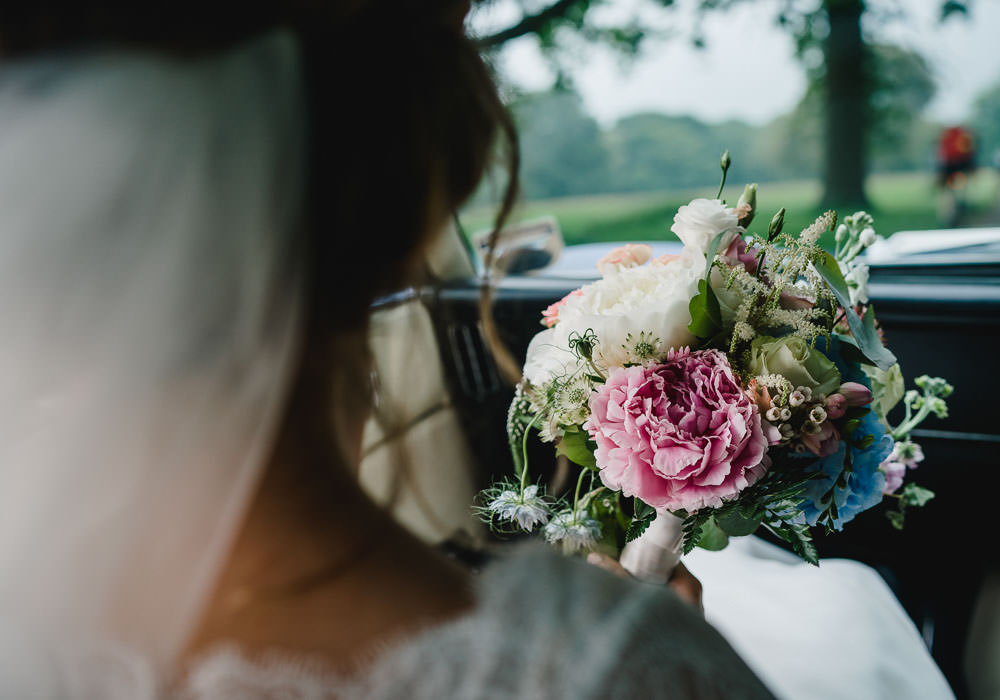 Bouquet Flowers Bride Bridal Pink Peony Peonies Holkham Hall Wedding Luis Holden Photography
