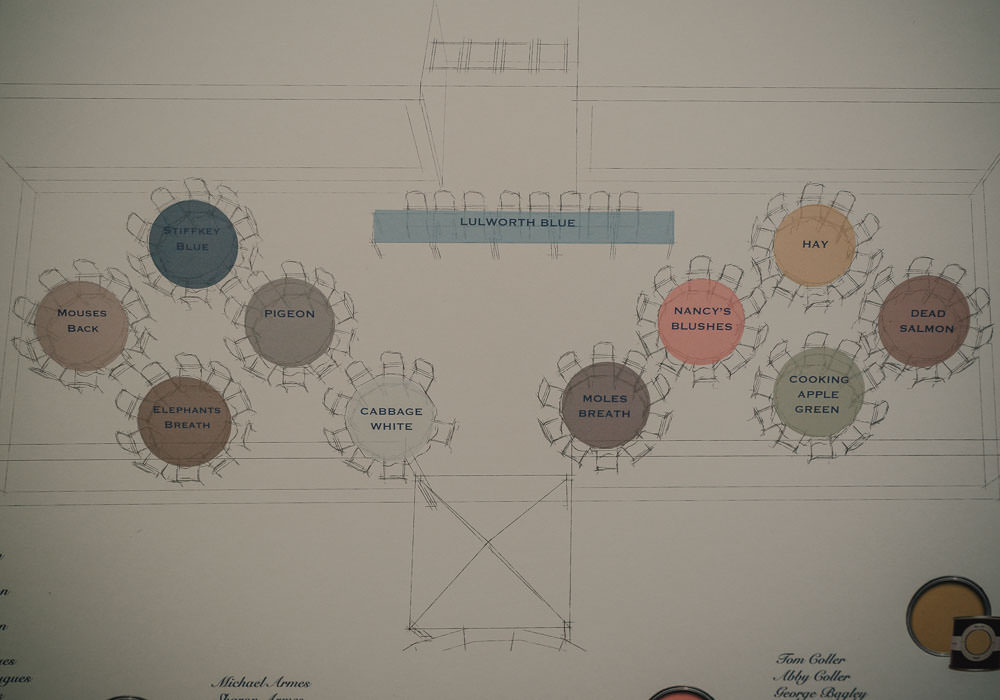 Seating Plan Table Chart Drawing Holkham Hall Wedding Luis Holden Photography