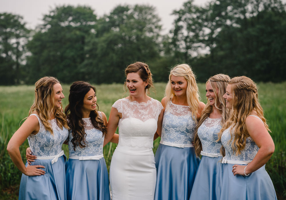 Blue Lace Bridesmaid Dress Dresses Bridesmaids Holkham Hall Wedding Luis Holden Photography