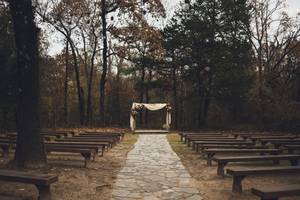Flower Arch Backdrop Drapes Fabric Ceremony Aisle Kindred Barn Wedding The Kindred Collective