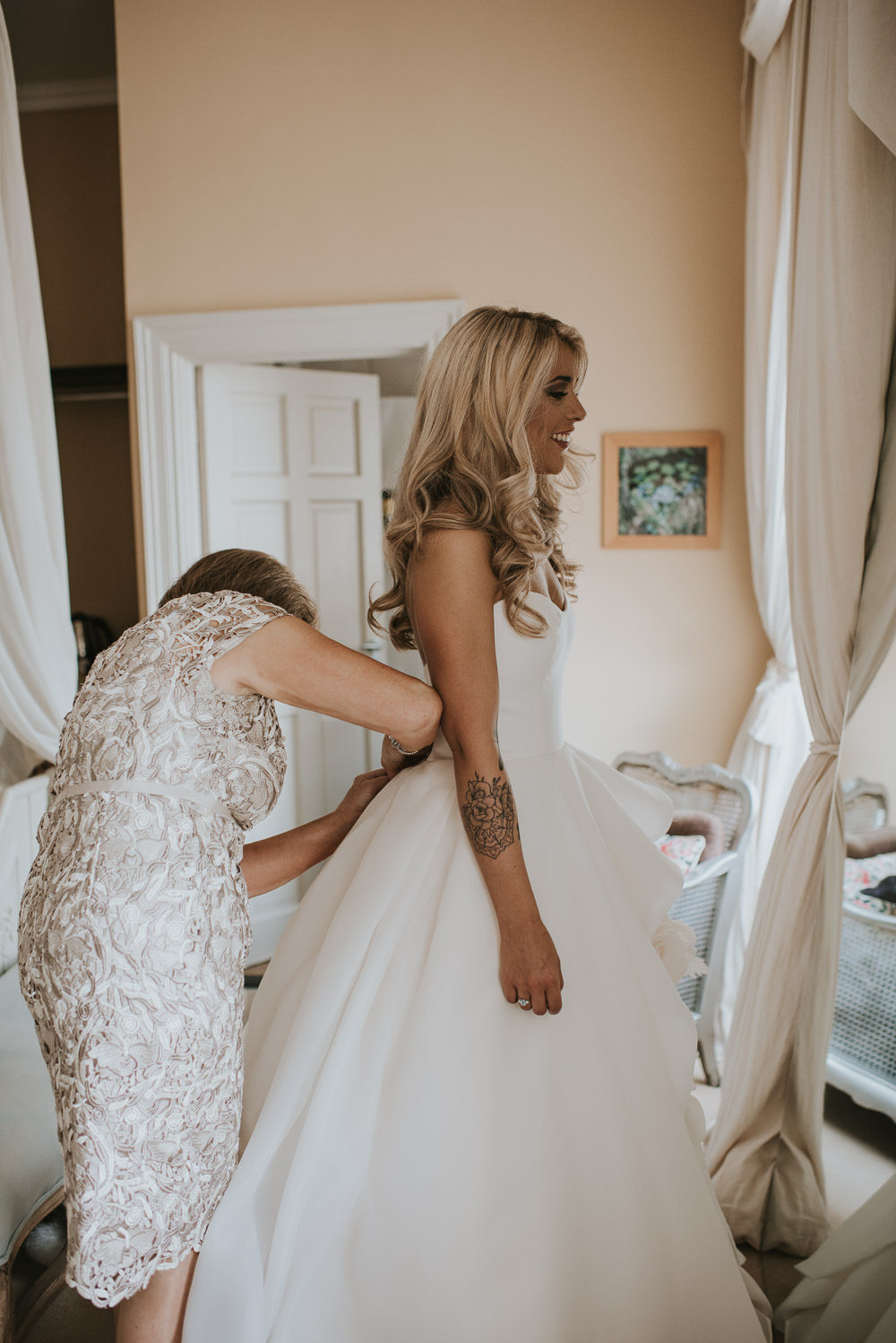 Dress Gown Bride Bridal Strapless Sweetheart Maggie Sottero Princess Millhouse Wedding Louise Scott Photography