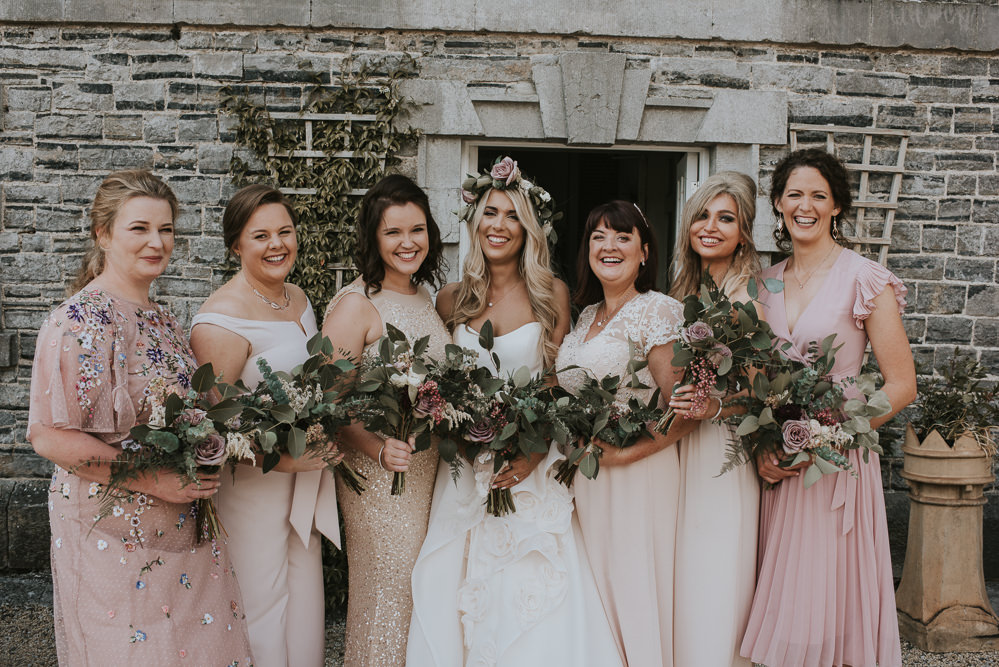 Bridesmaids Bridesmaid Dress Dresses Pink Blush Millhouse Wedding Louise Scott Photography