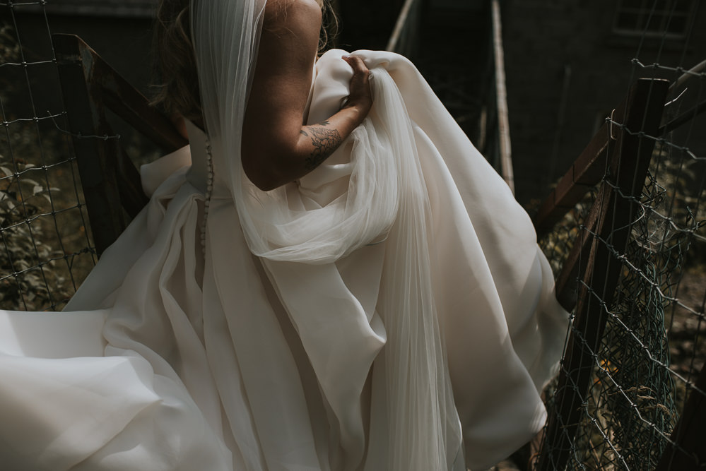 Dress Gown Bride Bridal Strapless Sweetheart Maggie Sottero Princess Millhouse Wedding Louise Scott Photography