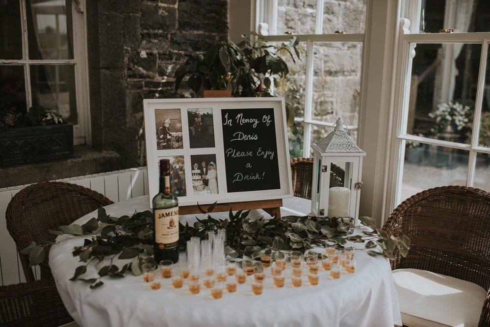 Remember Memory Table Millhouse Wedding Louise Scott Photography