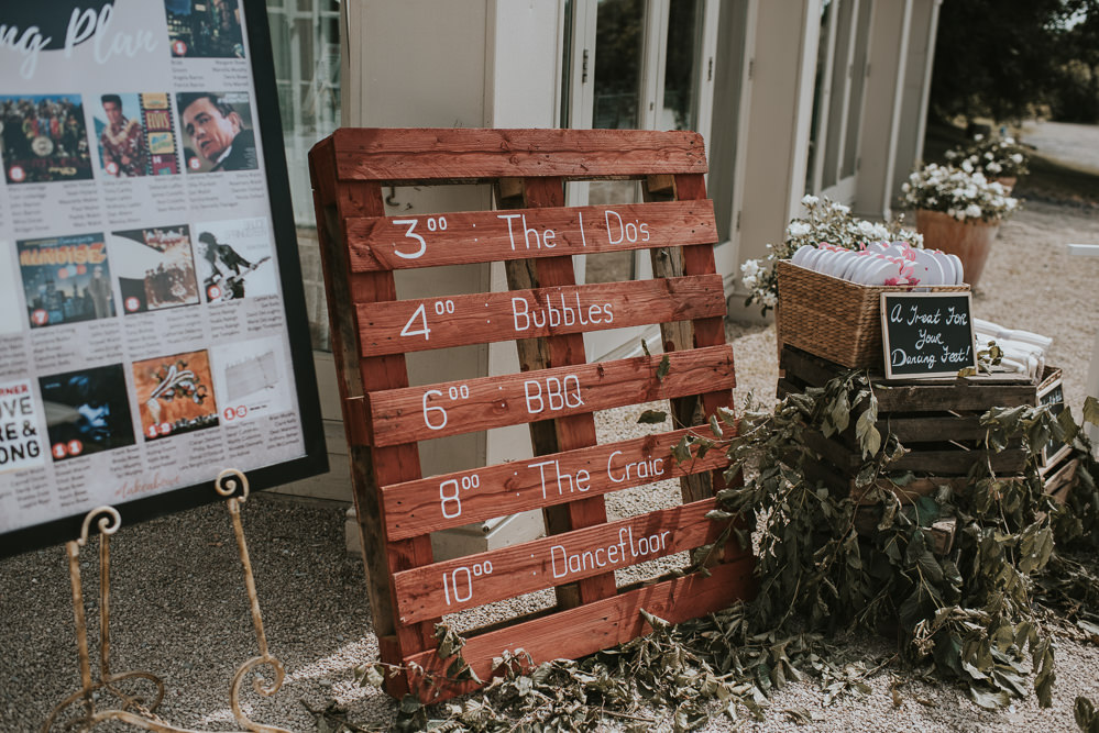 Wooden Pallet Sign Signage Millhouse Wedding Louise Scott Photography