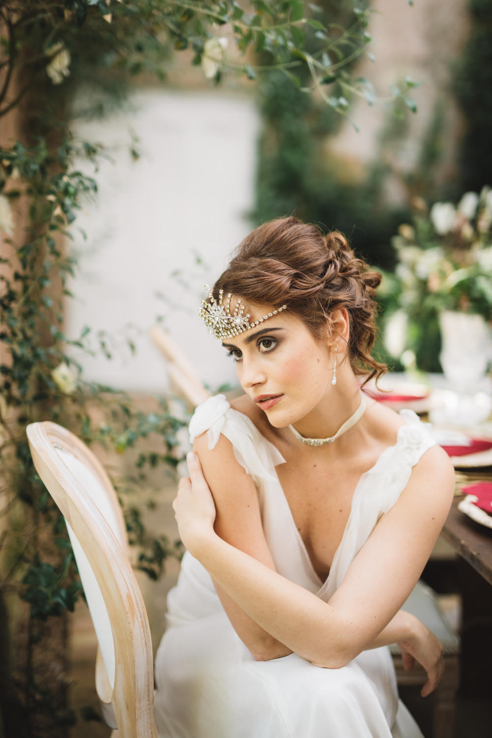 Bride Bridal Hair Up Do Style Orangery Wedding Ideas Cat Lane Weddings