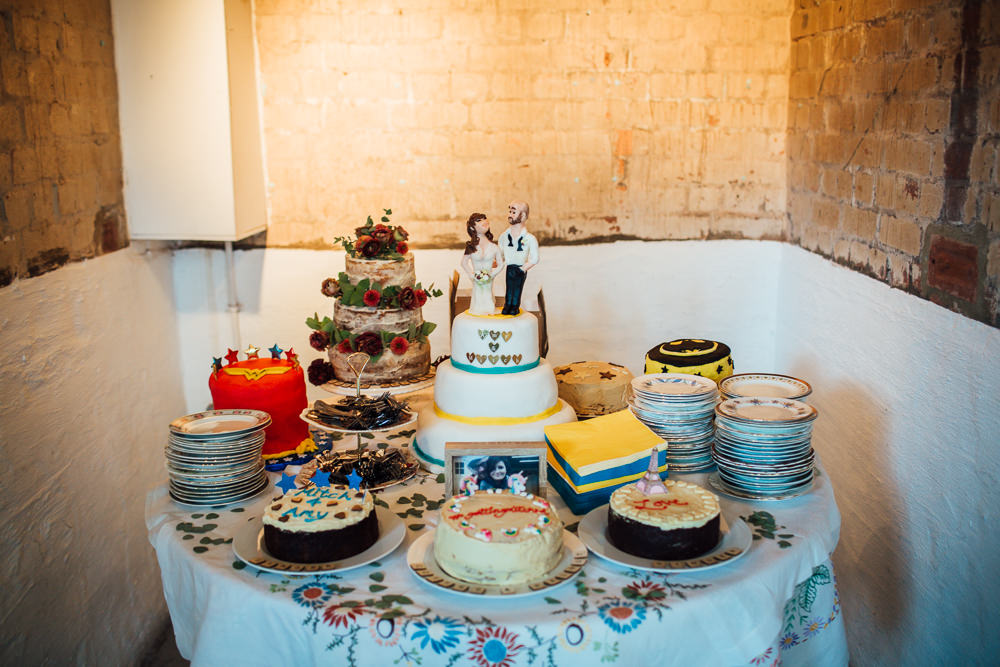 Cake Table Desserts Paintworks Wedding Matt Willis Photography