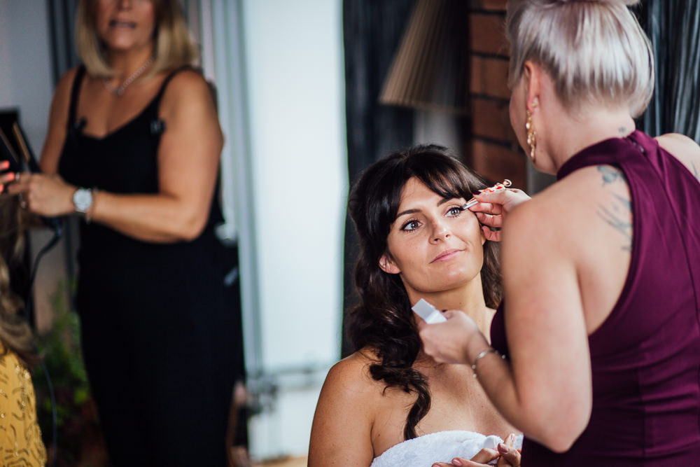 Bride Bridal Make Up Paintworks Wedding Matt Willis Photography