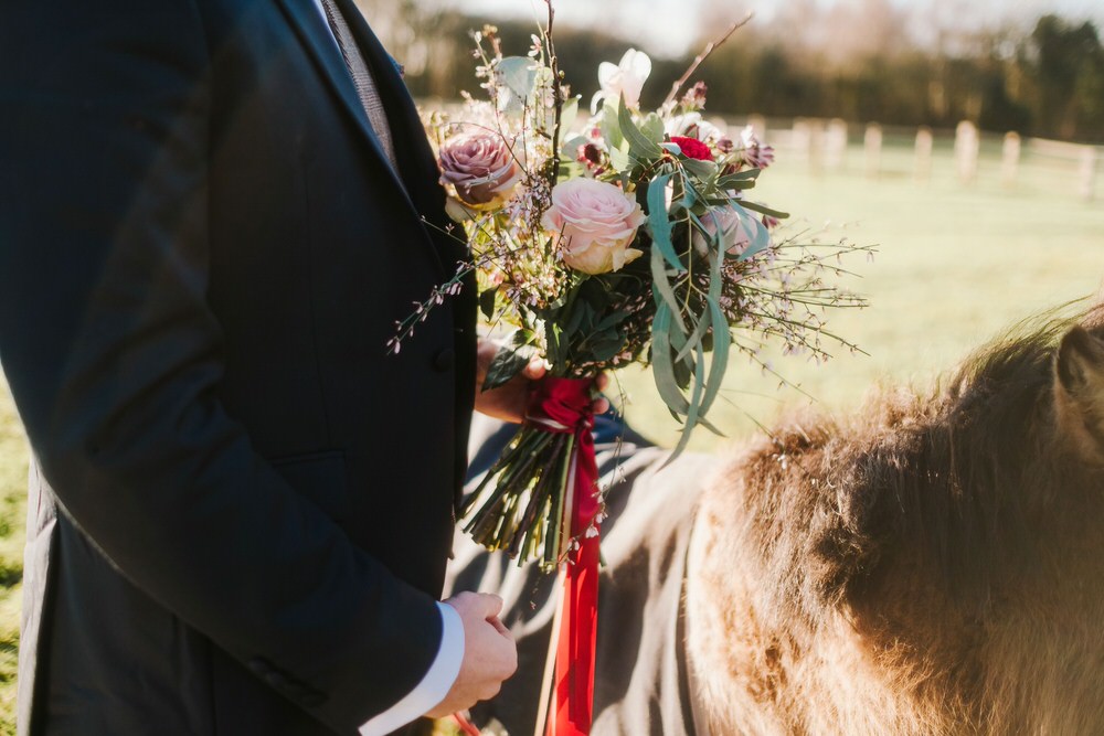Bride Bridal Bouquet Flowers Large Wild Foliage Greenery Roses Romantic Wedding Ideas Neon Lighting Kate McCarthy Photography