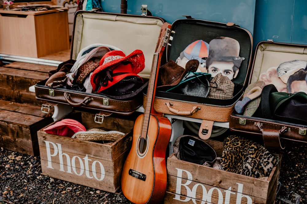 Photo Booth Props Rustic Barn Wedding Louise Griffin Photography