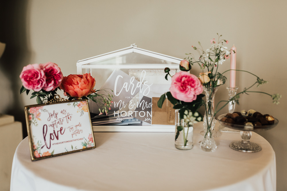 Card Terrarium Holder Box Stubton Hall Wedding Darina Stoda Photography
