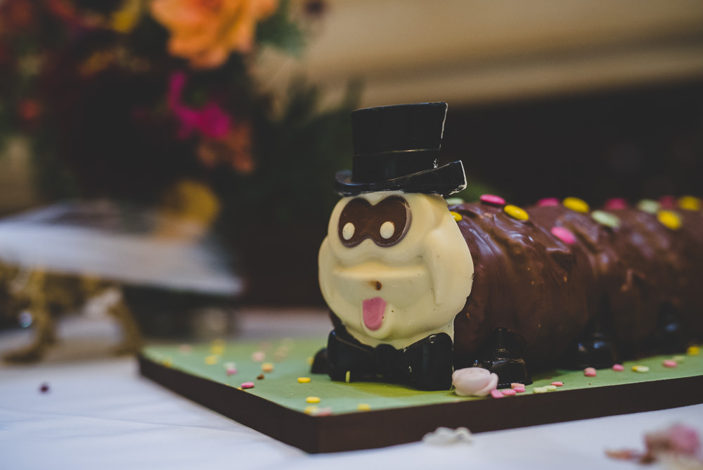 Colin Caterpillar Wedding Cake Victoria Gallery Museum Wedding Emma Hillier Photography