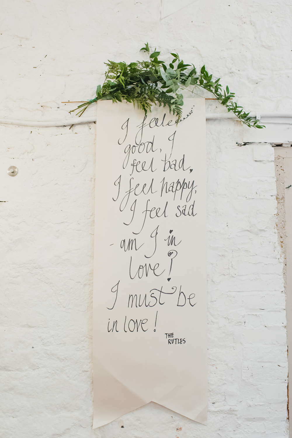 Banner Quote Wallpaper Greenery Wyresdale Park Wedding Lisa Howard Photography