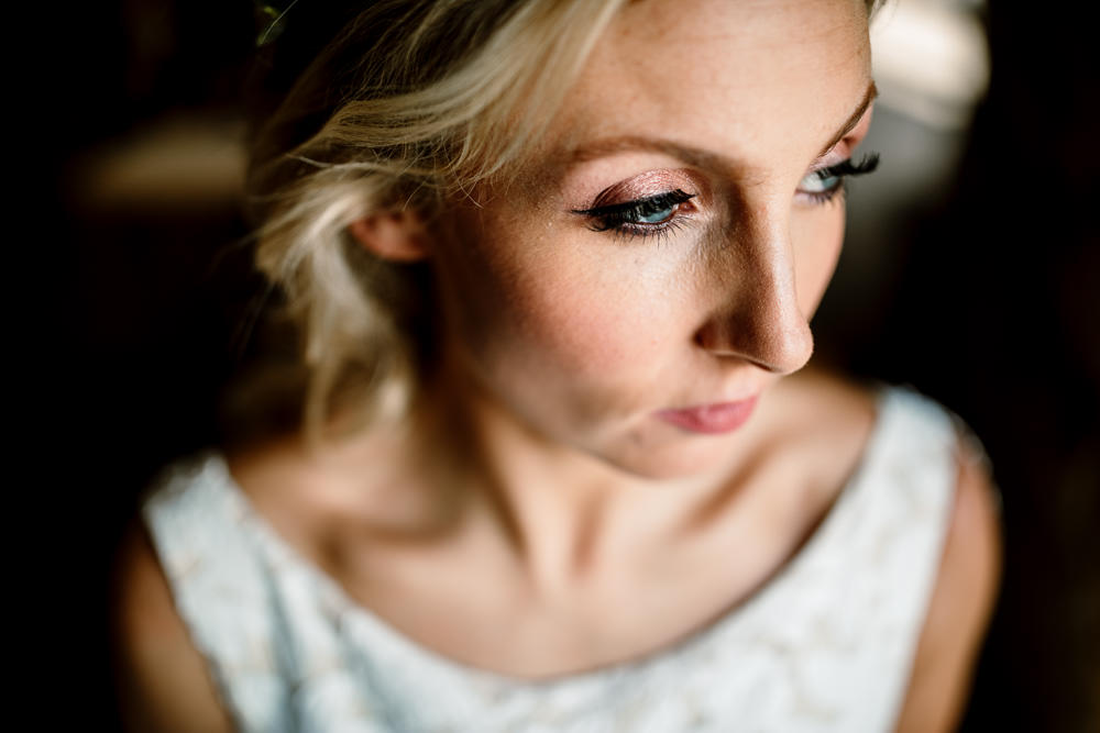 Bride Bridal Make Up Beauty Blossom Barn Wedding Ideas Hayley Baxter Photography