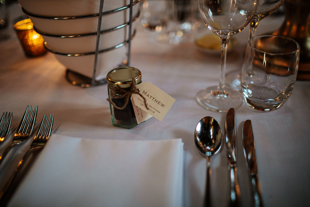 Jam Jar Favours Cowdray House Wedding Matt Sim Photography