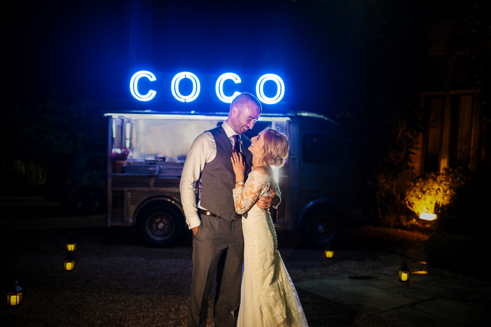 Food Truck Van Cowdray House Wedding Matt Sim Photography