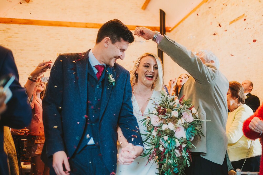 Confetti Dorfold Hall Wedding Kate McCarthy Photography