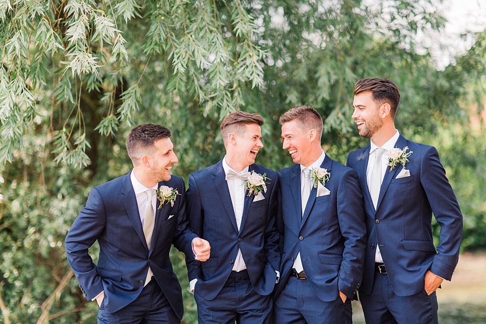 Groom Suit Bow Tie Navy Groomsmen Granary Estates Wedding Terri & Lori Fine Art Photography and Film Studio