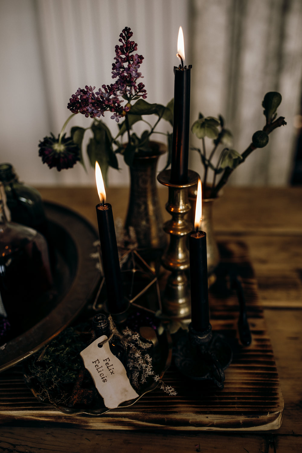 Drinks Trolley Bar Potions Bottles Harry Potter Wedding Ideas Thyme Lane Photography