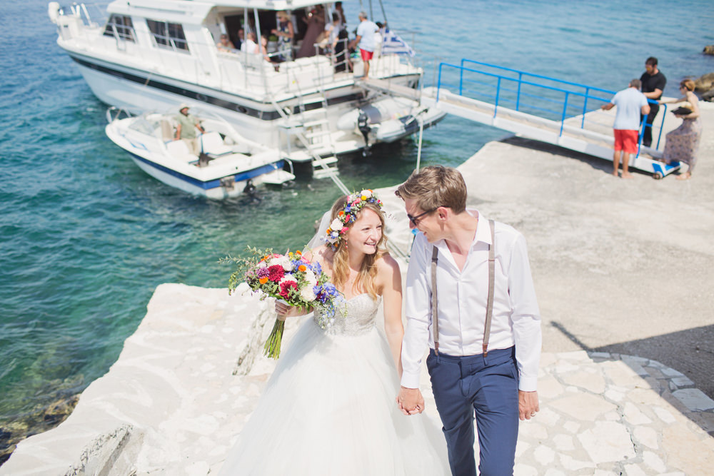 Kefalonia Wedding Cotton Candy Weddings