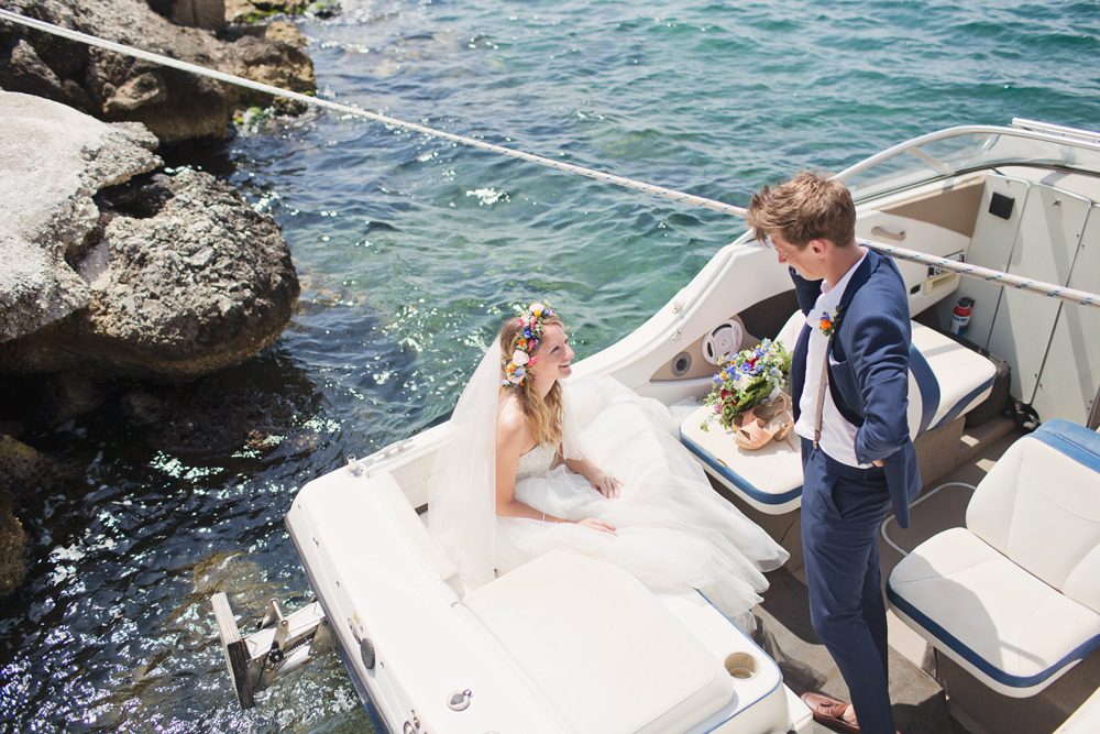 Boat Transport Kefalonia Wedding Cotton Candy Weddings