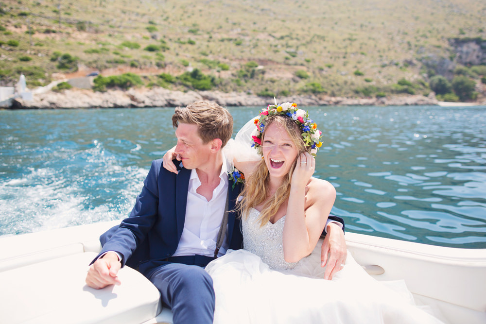 Boat Transport Kefalonia Wedding Cotton Candy Weddings