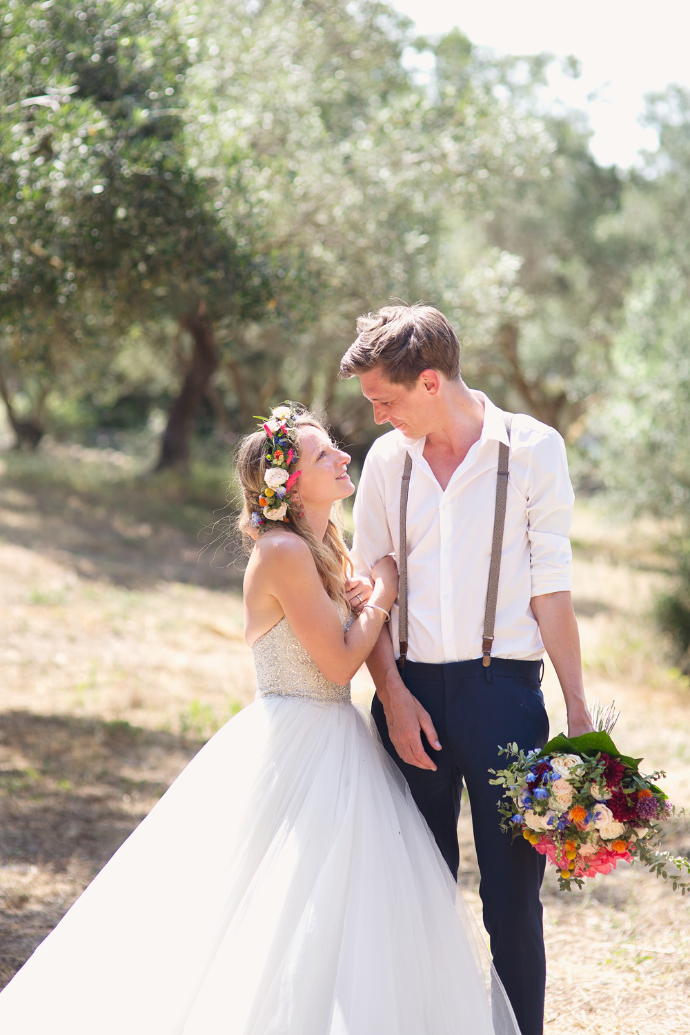 Groom Braces Shirt Chinos Kefalonia Wedding Cotton Candy Weddings