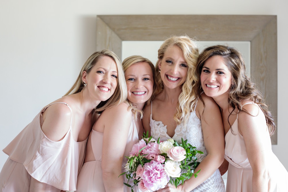 Bridesmaids Bridesmaid Dress Dresses Pink Long Blush Los Cabos Wedding Anna Gomes Photo