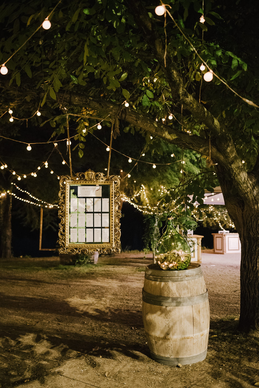 Outdoor Lights Lighting Festoon Fairy Milan Wedding Rossella Putino Photographer