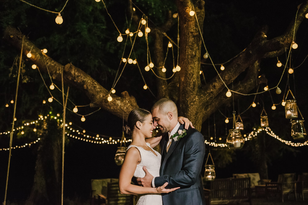 Outdoor Lights Lighting Festoon Fairy Milan Wedding Rossella Putino Photographer