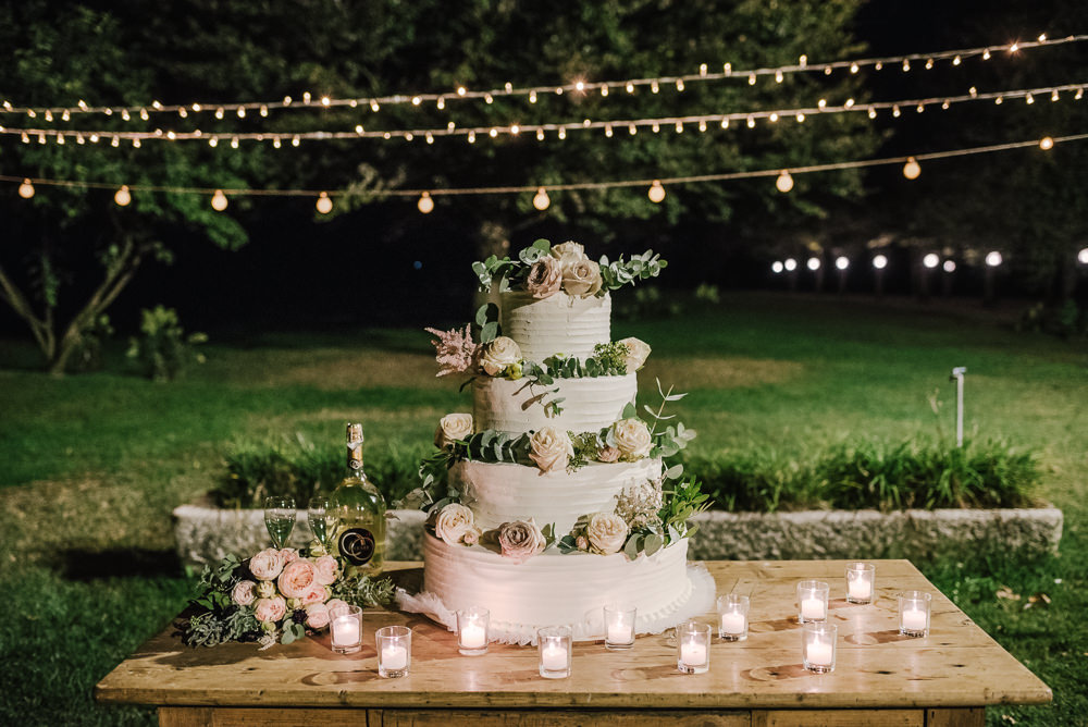 Buttercream Cake Flowers Pink Roses Milan Wedding Rossella Putino Photographer