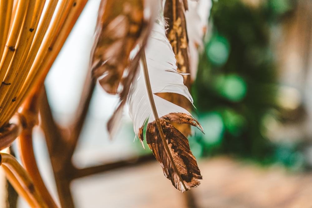 Gold Dipped Feathers Brass Pampas Grass Wedding Ideas Tim Stephenson Photography