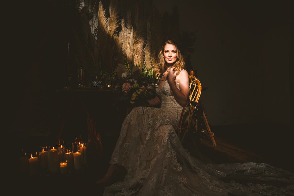 Table Tablescape Decor Flowers Centrepiece Candles Pampas Grass Wedding Ideas Tim Stephenson Photography