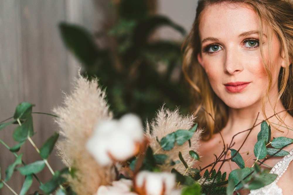 Make Up Bride Bridal Beauty Pampas Grass Wedding Ideas Tim Stephenson Photography