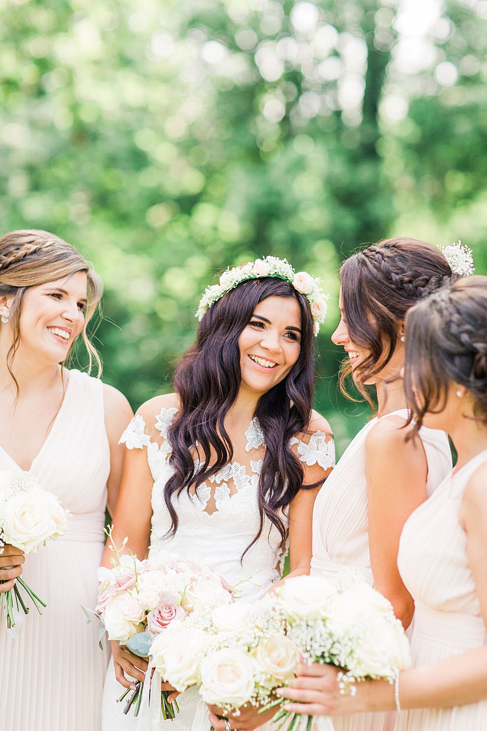 Bride Bridal Bridesmaids Hair Style Up Do Sheene Mill Wedding Terri & Lori Photography and Film Studio