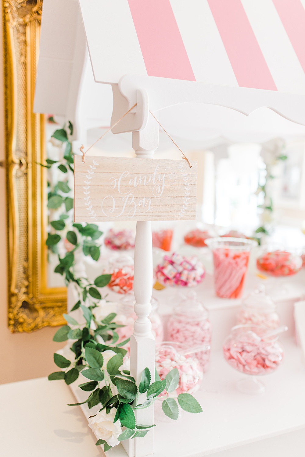 Sweets Sweetie Cart Table Station Sheene Mill Wedding Terri & Lori Photography and Film Studio