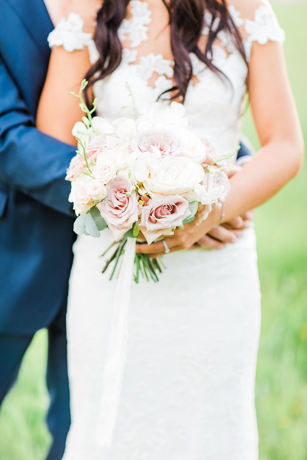 Bouquet Flowers Bride Bridal Blush Cream Rose Pink Pastel Sheene Mill Wedding Terri & Lori Photography and Film Studio