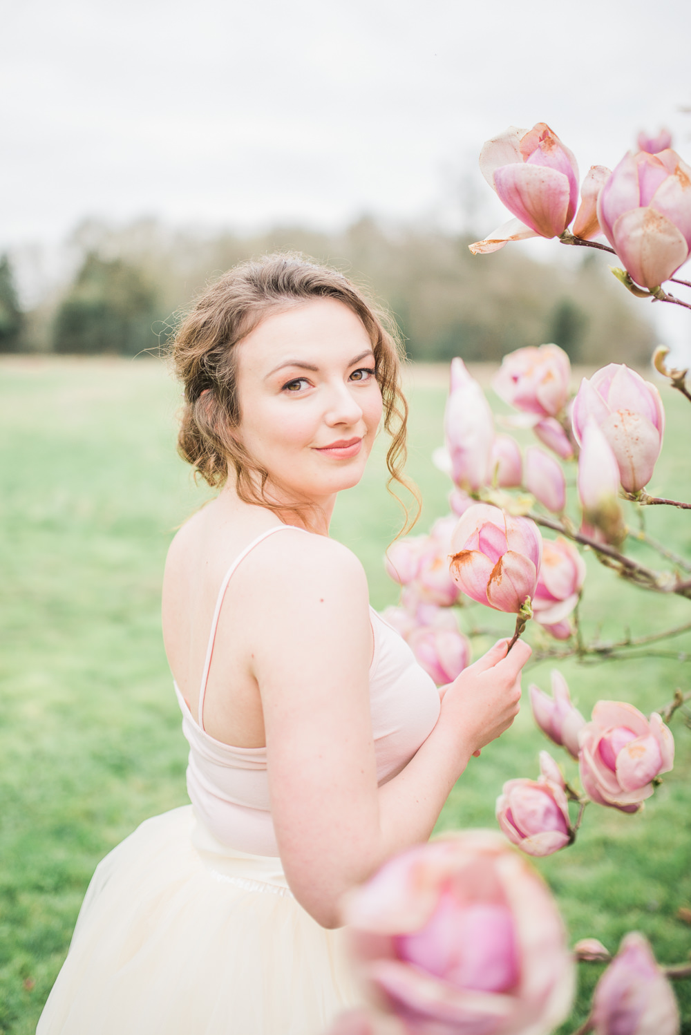 Bridesmaid Bridesmaids Tulle Skirts Tops Bows Pastel Springtime Bridal Shower Ideas Hen Party Laura Jane Photography