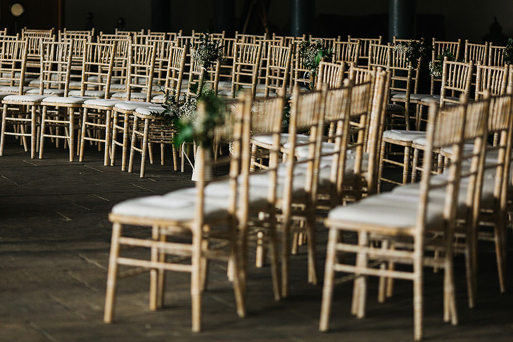 Chairs Ceremony Semi Circle The Arches Halifax Wedding Paul Joseph Photography