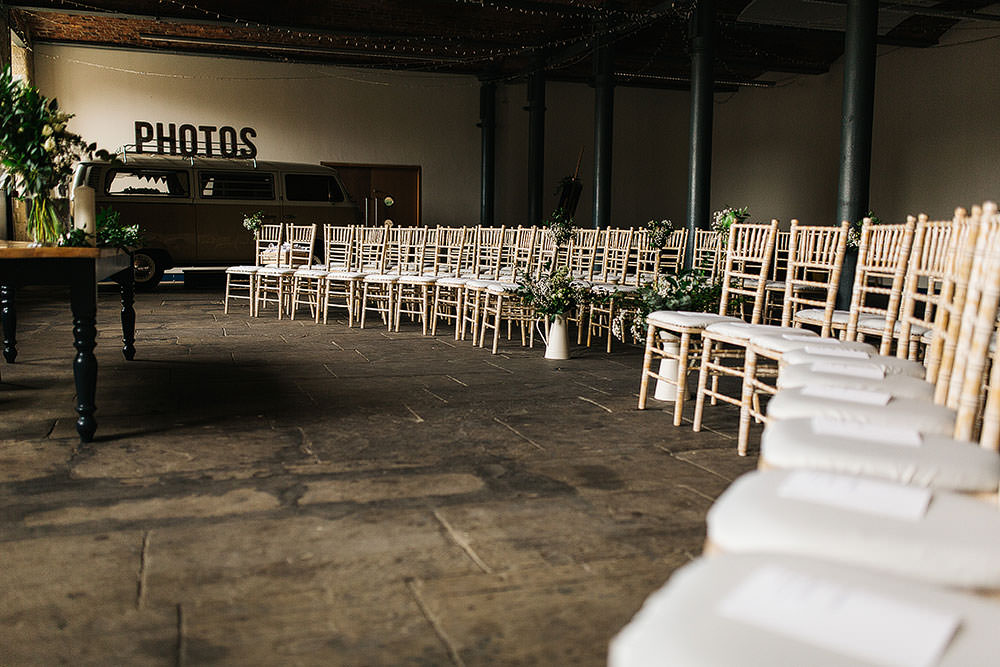 Chairs Ceremony Semi Circle The Arches Halifax Wedding Paul Joseph Photography