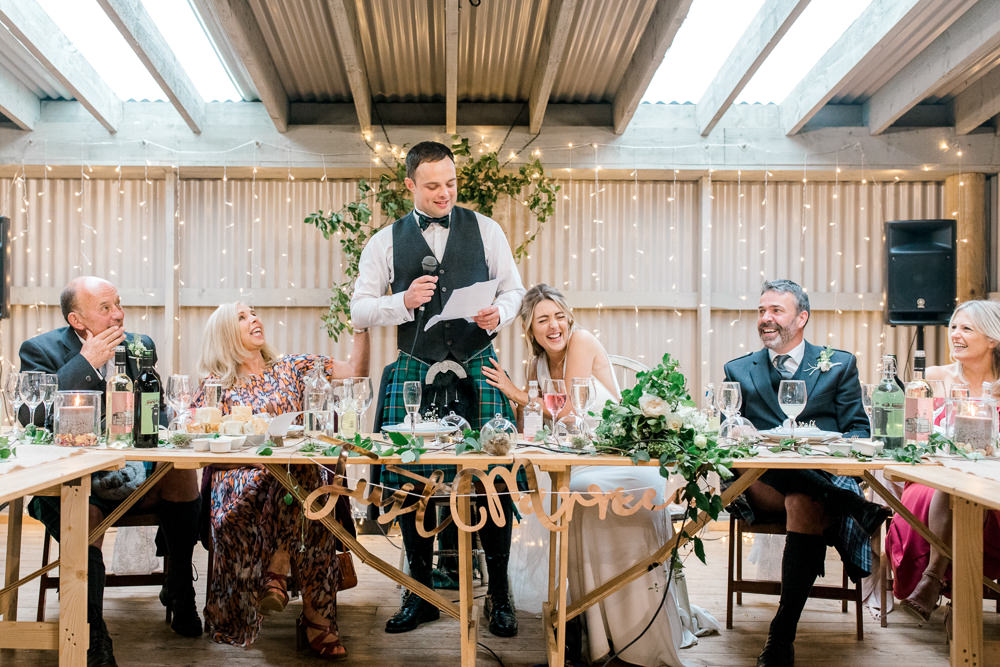 Tin Shed Knockraich Farm Wedding The Gibsons Photography
