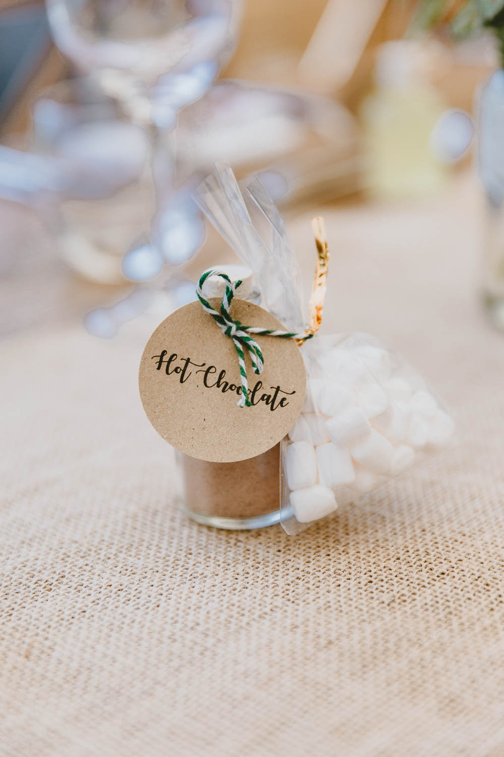 Hot Chocolate Favour Trevenna Barns Wedding Wild Tide Creative