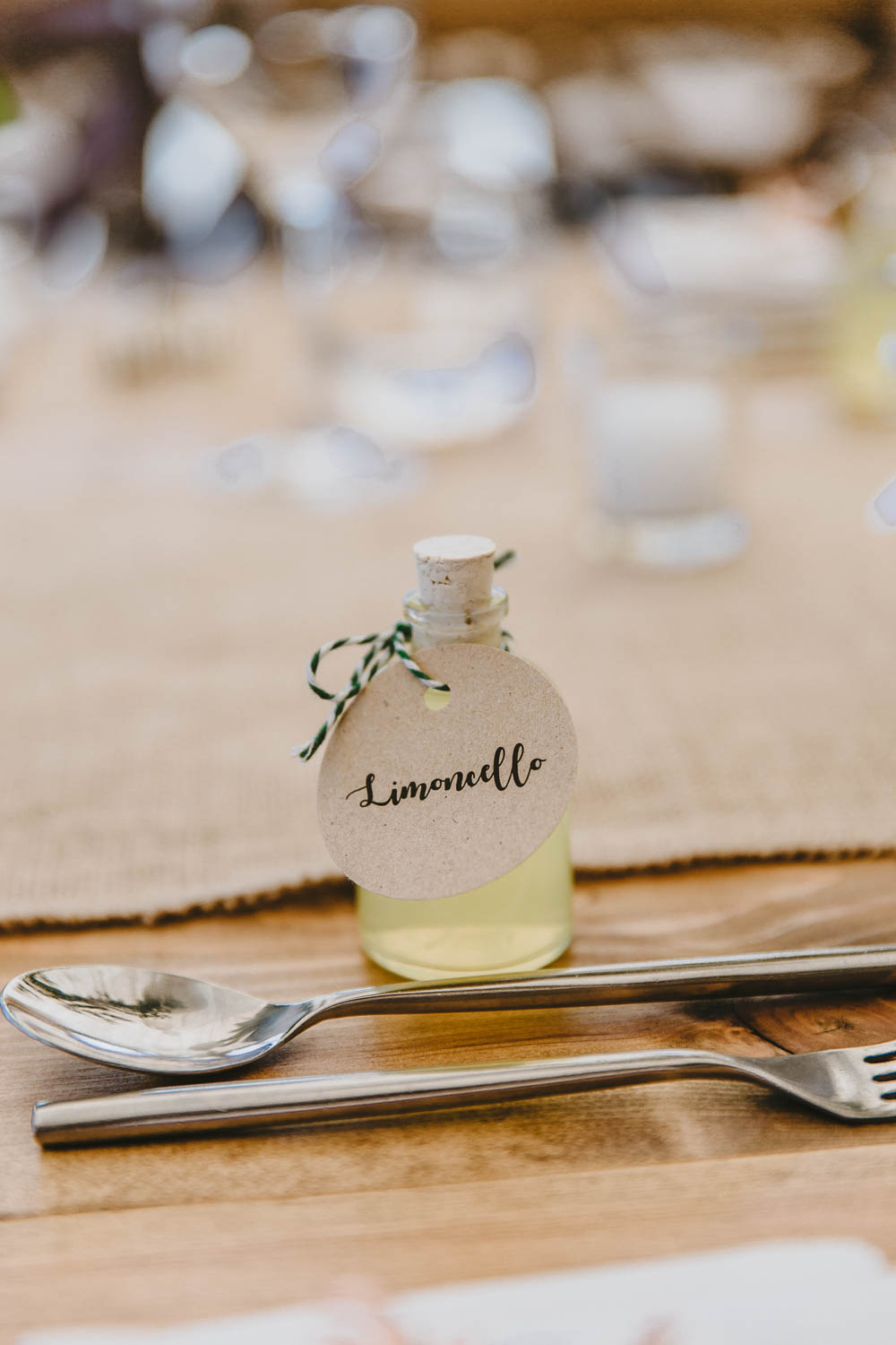 Limoncello Favours Trevenna Barns Wedding Wild Tide Creative