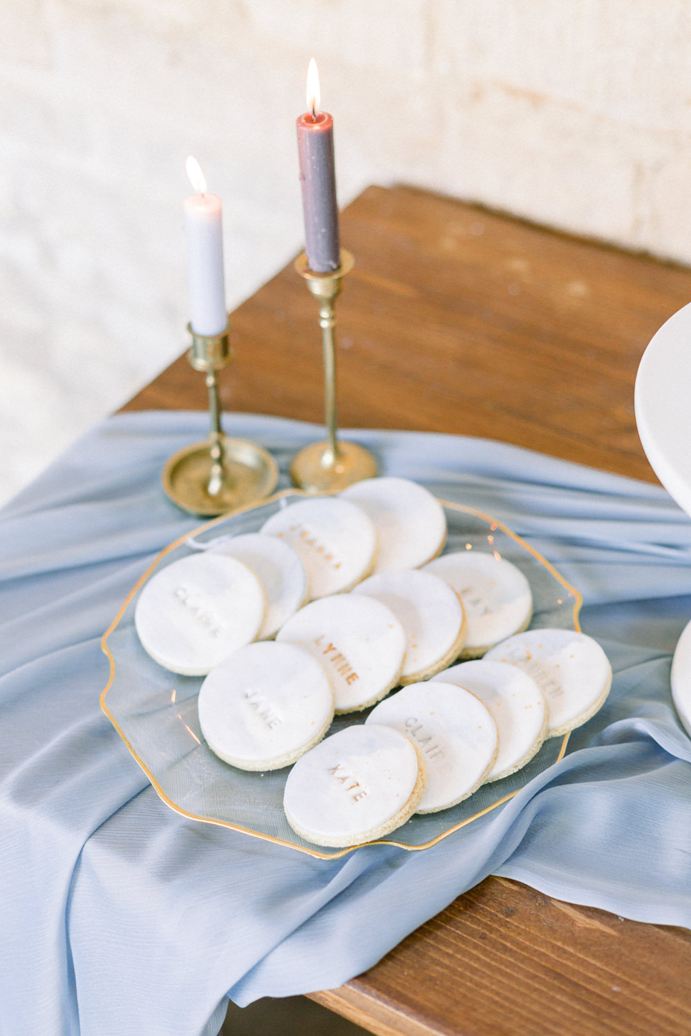 Cookies Winter Blue Barn Wedding Ideas Joanna Briggs Photography