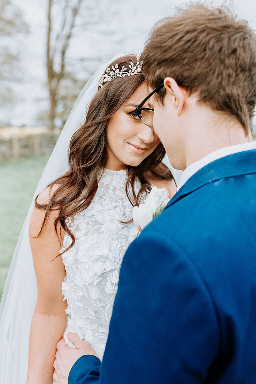 Bride Bridal Make Up Blue Gold Wedding Ideas Ailsa Reeve Photography