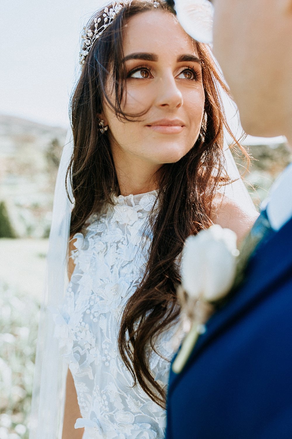 Make Up Bride Bridal Blue Gold Wedding Ideas Ailsa Reeve Photography