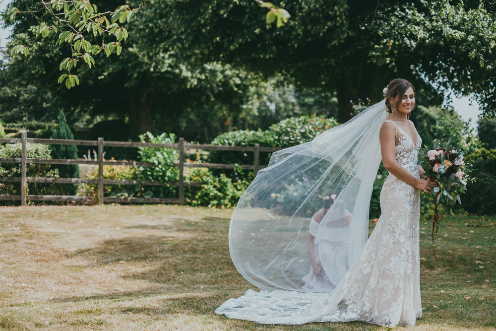 Bride Bridal V Neck Nude Lace Overlay Made With Love Burgundy Bouquet Boho Tipi Wedding Ross Talling Photography